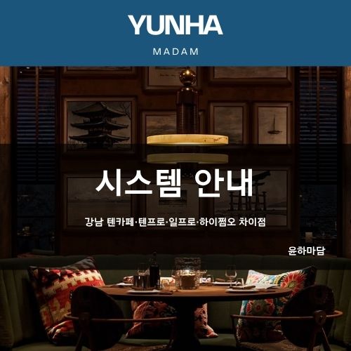시스템 안내 | 강남 텐카페·텐프로·일프로·하이쩜오 차이점